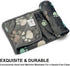 1 Pack 3 Puppy Blankets, Super Soft Warm Sleep Mat Grey PAW Print Fleece Blanket for Small Dogs and Fluffy Cats, Medium