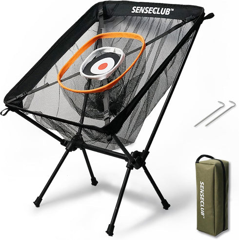 Golf Chipping Net & Driving Net, Backyard Practice Net with Mat, Indoor Training Target with Balls