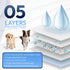 Brooklyn Pet Gear 22"x22" 50 Count Training Pads for Dogs & Puppies, Super Absorbent, Leak-Proof Protection