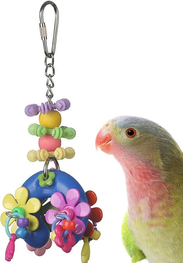 Super Bird Creations SB1085 Flower Power Bird Toy - Ideal for Small/Medium Birds, 7" x 2.5" x 2"
