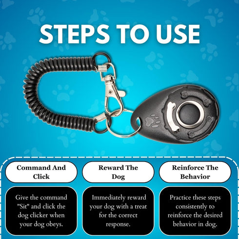 Ami's Delight Dog Whistle Set of 5, Adjustable Premium Quality Whistles with Lanyards and Clicker