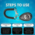 Ami's Delight Dog Whistle Set of 5, Adjustable Premium Quality Whistles with Lanyards and Clicker