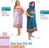 Sunset SUN CUBE Surf Poncho Changing Robe with Hood, Quick Dry Microfiber Wetsuit Changing Towel for Surfing Beach Swim