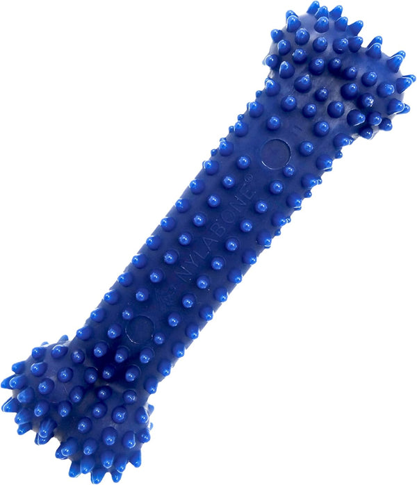 Nylabone Textured Dental Bone Flexi Chew Toy for Dogs, Dog Toys for