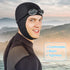 Jecery 2 Pcs Neoprene Diving Hood - Thermal Wetsuit Hood Cap Swim Caps with Chin Straps for Men Women
