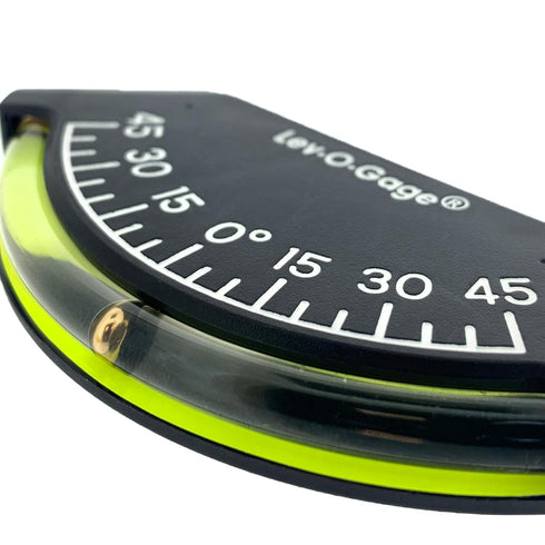 Sun Company Lev-o-gage Heel-Angle Clinometer, Marine Model, Mounts on Boat Bulkhead