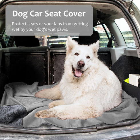 Tirrinia Outdoors Waterproof Throw Blanket 66”x 90” Sherpa Fleece Windproof Mat for Camping Traveling