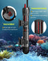 50W Aquarium Heater for 20 Gallons Tank, Submersible with Adjustable Temperature and Built-in Thermostat