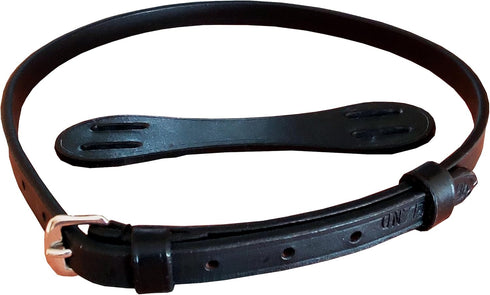 Hunters Saddlery Flash Noseband Strap Attachment with Converter for English Leather Horse Bridle
