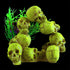 Underwater Treasures Glowing Ring O' Skulls - Large