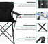 275lbs HaSteeL Camping Chair, Oversized Folding Lawn Chair for Adults, Foldable Camp Chair with Cup Holders Portable