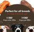 Gaines Family Farmstead Sweet Potato Peanut Butter Topped Dog Bones, All Natural, 8 Ounce Bag