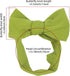 KUDES 2 Pack Pet Cute Bow Headbands, Stretchy Bow Headgear for Dog Cat Puppy Bathroom Hair Accessories, Light Green +