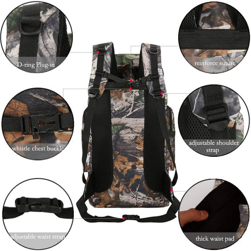 Hiking Backpack for Men 70L/100L Military Rucksack Molle 3 Days Assault Pack for Camping Climbing