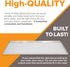 23.5" x 17.5" Metal Replacement Dog Crate Pan, Chew Proof Crack Proof Pet Kennel Tray, Galvanized, 1" H