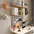 Wallniture Sporta Wall Mount Ball Storage, Metal White Rack for Basketball, Football, Soccer Balls Organization