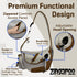 Zingaroo 10lbs Set Hands-Free Sling Pet Carrier for Cats and Small Dogs up to Travel Includes Foldable Water Bowl & ID