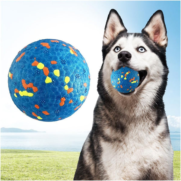 Dog Balls, Tennis Ball Toys for Aggressive Chewers, 3'' Diameter Durable Fetch Balls for Large and Medium Dogs