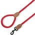 Mile High Life Dog Leash | 6 Feet Braided Cotton Rope with Leather Tailor Tip | Heavy Duty Metal Clasp | Wedding Leash