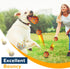 2 Pack Upgraded Indestructible Dog Tennis Balls for Aggressive Chewers, Interactive Durable Bouncy Chew Balls