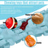 Ice Lolly Dog Toys for Aggressive Chewer, Tough Dog Chew Toys for Medium Large Dogs, Water&Milk Freezable Rubber Dog Toy, Treat Dispensing Toys, Nearly Indestructible(Large).