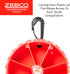 Zebco Crappie/Panfish Fishing Tackle Dial Pack, 15 Total Pieces, Hooks, Sinkers, Bobbers, Red