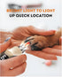 7-Speed Trimmer Dog Nail Grinder with Dust Collector, Powerful Nail for Dogs, Cats & Large Pets, Features LED Light