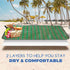 55x40in, Packable Beach Picnic Blanket, Sandproof Waterproof Camping Blankets Large, Outdoor Sandfree Foldable Mat