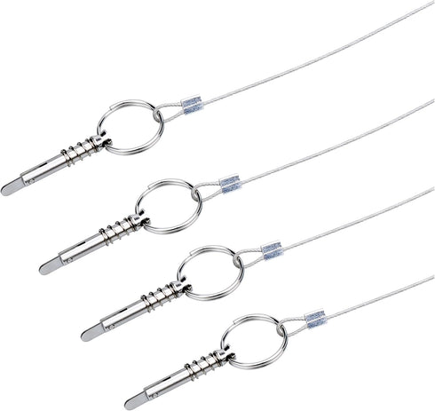 Thorn Boat Bimini Quick Release Pin with Lanyard (4 PCS)