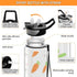 siphylline 30 oz Cartoon White Cute Bunny Carrot Water Bottle for Work Tritan No BPA non toxic Water Bottle Jug