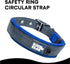 Black Rhino Comfort Collar, Ultra Soft Neoprene Padded Dog Collar for All Breeds, Heavy Duty Adjustable Reflective
