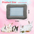 PINVNBY Rabbit Bed Cooling Pad, 20.8" L*16.9" W Ice Silk Summer Pet Sleeping Pad, Washable for Bunnies and Guinea Pigs