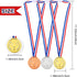 Pllieay Winner Medals - Gold, Silver, and Bronze Medals for Party Decoration and Awards