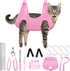 Ferraycle 14 in 1 Pet Grooming Hammock for Dogs Cats, Dog Grooming