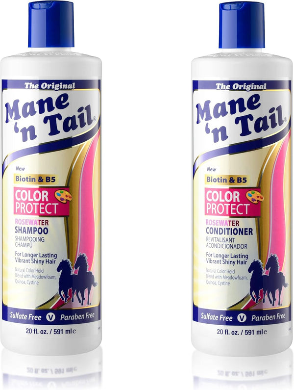 Mane 'n Tail Color Protect Shampoo & Conditioner (20 Oz Each) Sulfate