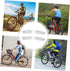 Kisangel 10pcs Bicycle Reflector - White Wheel Reflectors for Night Riding Accessories