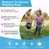 GRAWUN Kids Jump Rope - Soft Beaded Adjustable Length Tangle-Free Skipping Rope for Fitness