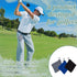 OLYCRAFT 3Pcs Golf Ball Towel with Clips, 5x5.5 Inch Small Dark Blue Black Gray Polyester Golf Towels