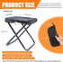 10 Inch 220lbs Camping Stool Portable Folding Stool with Carry Bag Weight Load Portable Stool for Camping Fishing