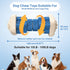 Tough Durable Dog Chew Toys for Aggressive Chewers, , Dog Puzzle Toys with Beef Flavor, Interactive, Safe Rubber Indestructible for Large Medium Small Dogs - Blue