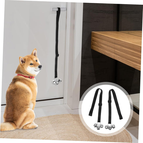 2pcs HANABASS Adjustable Pet Doorbell Cord Dog Doorbell for Potty Training Decorative Beads