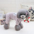 Dogs PJS Clothes for Small Dogs - Girl Puppy Pajamas Long Sleeved Onsie Warm Coats Jumpers Outfits