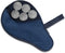 VISEMAN Table Tennis Racket Cover, Portable Waterproof Paddle Case to Hold 2 Paddles and 5 Balls