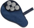 VISEMAN Table Tennis Racket Cover, Portable Waterproof Paddle Case to Hold 2 Paddles and 5 Balls