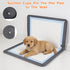 34.8" 24.1" Dog Pee Pad Holder, Fits Up to x Silicone Puppy Potty Training Tray with Raised Edge Non-Slip Bottom