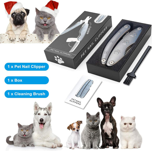 Quite Smoothest Dog Nail Trimmers, Sharp XL Clipper for Large Medium Small Dogs, Heavy Duty Professional Nail Cutters