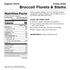 34 30 Freeze Dried Broccoli Florets and Stems Emergency Food Supply, Servings, Year Shelf Life, Good Source of Vitamin
