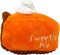Huxley & Kent Punkin Pie Dog Toy (Large) - Fall Funny Power Plush Toy with Squeaker, Fun, Durable, and Safe