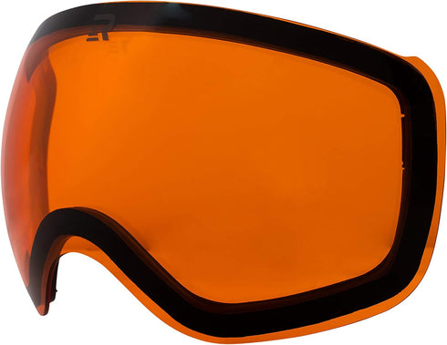 Retrospec G2 Ski and Snowboard Goggles for Men and Women, Magnetic 100% UV Blocking, Anti-Scratch and Anti-Fog Lenses.
