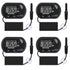 4Pack Digital Aquarium Thermometer, Reptile & Fish Tank Water Temperature Test with Large LCD Display